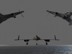 Panavia thunder generic concept lowpoly bomber 3D Model