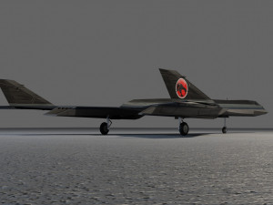 Panavia thunder generic concept lowpoly bomber 3D Model