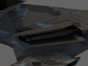 Panavia thunder generic concept lowpoly bomber 3D Model