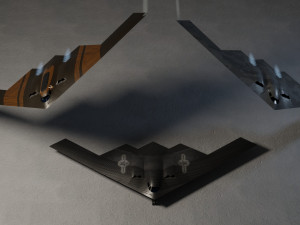 Northrop Grumman B-2 Spirit stealth bomber Model 3D