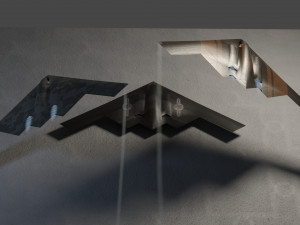 Northrop Grumman B-2 Spirit stealth bomber Model 3D