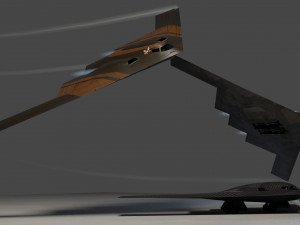 Northrop Grumman B-2 Spirit stealth bomber Model 3D