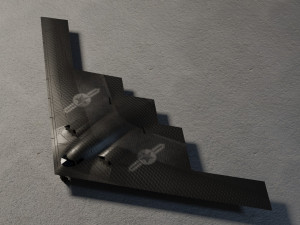 Northrop Grumman B-2 Spirit stealth bomber Model 3D
