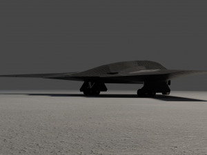 Northrop Grumman B-2 Spirit stealth bomber Model 3D
