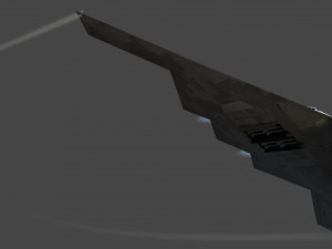 Northrop Grumman B-2 Spirit stealth bomber Model 3D