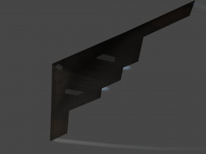Northrop Grumman B-2 Spirit stealth bomber Model 3D