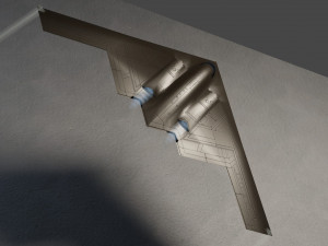 Northrop Grumman B-2 Spirit stealth bomber Model 3D