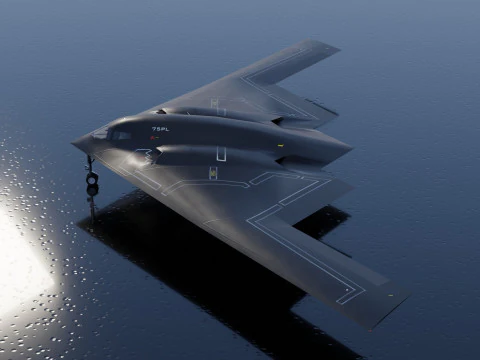 Northrop Grumman B-2 Spirit stealth bomber 3D Model