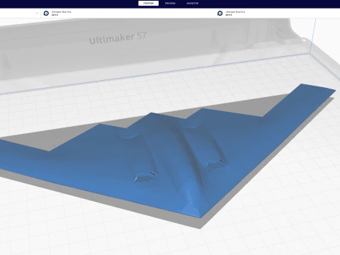 Northrop Grumman B-2 Spirit stealth bomber 3D Model