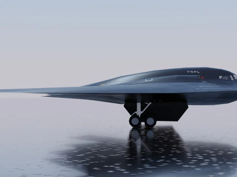 Northrop Grumman B-2 Spirit stealth bomber 3D Model