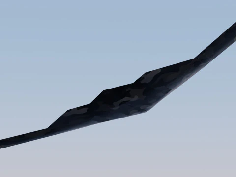 Northrop Grumman B-2 Spirit stealth bomber 3D Model