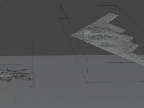 Northrop Grumman B-2 Spirit stealth bomber 3D Model