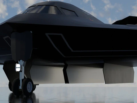 Northrop Grumman B-2 Spirit stealth bomber 3D Model