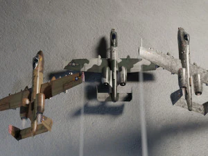 Fairchild Republic A-10 Thunderbolt attack plane 3D Model