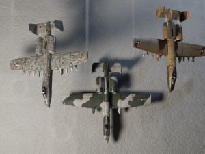 Fairchild Republic A-10 Thunderbolt attack plane Modèle 3D
