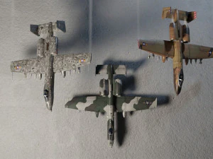 Fairchild Republic A-10 Thunderbolt attack plane 3D Model