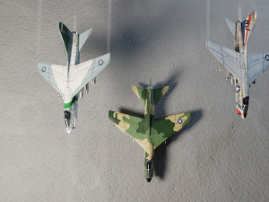 LTV A-7 Corsair II lowpoly attack plane 3D Модель