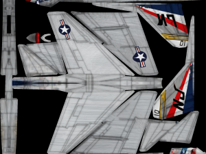 LTV A-7 Corsair II lowpoly attack plane 3D Модель