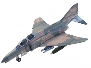Caccia a reazione McDonnell Douglass F-4E Phantom Modello 3D