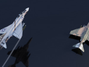 Mcdonnell Douglass F-4E Phantom jet fighter 3D Модель