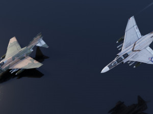 Mcdonnell Douglass F-4E Phantom jet fighter 3D Модель