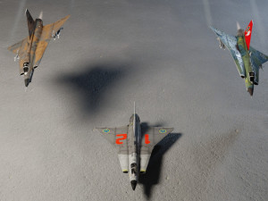 Saab JAS-35 Draken lowpoly jet fighter Model 3D