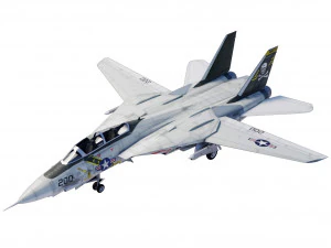 Ca&ccedil;a a jato lowpoly Grumman F-14 Tomcat Modelo 3D
