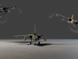 Panavia Tornado lowpoly jet fighter 3Dモデル