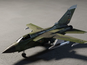Panavia Tornado lowpoly jet fighter 3Dモデル