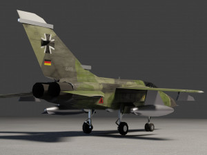 Panavia Tornado lowpoly jet fighter 3Dモデル