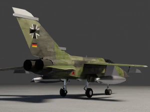 Panavia Tornado lowpoly jet fighter 3D Model