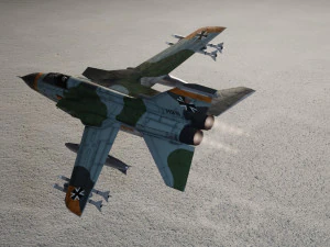 Panavia Tornado lowpoly jet fighter 3D Model