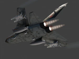 Panavia Tornado lowpoly jet fighter 3D Model