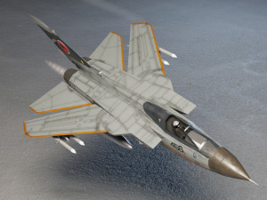 Panavia Tornado lowpoly jet fighter 3Dモデル