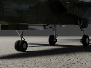 Panavia Tornado lowpoly jet fighter 3D Model