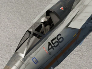 Panavia Tornado lowpoly jet fighter 3D Model