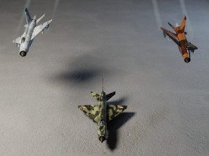 MIG-21 Fishbed lowpoly fighter 3Dモデル