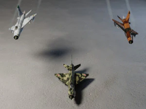 MIG-21 Fishbed lowpoly fighter 3D Model