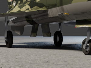 MIG-21 Fishbed lowpoly fighter 3Dモデル