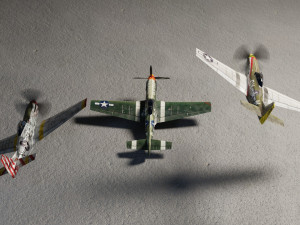 North American P-51 Mustang lowpoly WW2 fighter 3D 模型