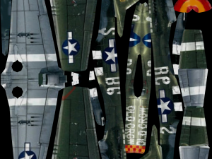 North American P-51 Mustang lowpoly WW2 fighter 3D 模型
