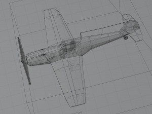 Messerschmitt BF-109 lowpoly WW2 fighter 3D Model