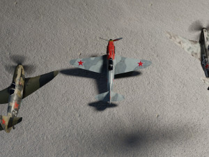 Yakovlev YAK-3 lowpoly WW2 fighter Model 3D