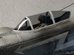 Yakovlev YAK-3 lowpoly WW2 fighter Model 3D