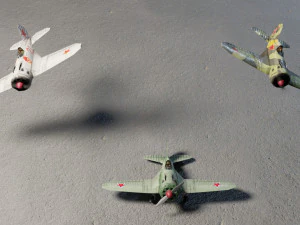 Polikarpov I-16 Donkey lowpoly combattente della Seconda Guerra Mondiale Modello 3D