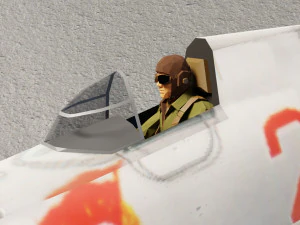 Polikarpov I-16 Donkey lowpoly combattente della Seconda Guerra Mondiale Modello 3D