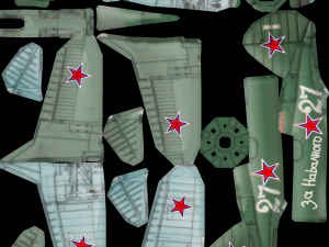 Polikarpov I-16 Donkey lowpoly combattente della Seconda Guerra Mondiale Modello 3D