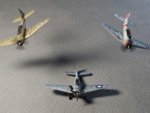 Douglas SBD Dauntless lowpoly WW2 bomber 3D-Modell