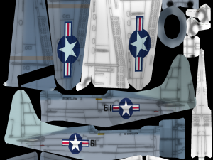 Douglas SBD Dauntless lowpoly WW2 bomber 3D-Modell