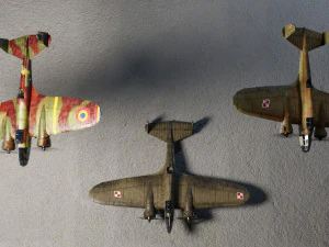 PZL37 Moose lowpoly WW2 bomber 3D Model
